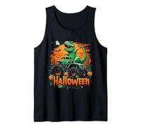 Halloween Dinosaur Monster Truck Tank Top