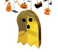 Halloween Disco Ghost Ornaments - Halloween Acrylic Disco Glitter Ghost Table Statue | Table Centerpieces for Entryway Haunted Houses Counter Bedroom Photoshoot Christmas Photo Booth