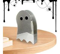 Halloween Disco Ghost Ornaments - Halloween Tiered Mosaic Ghost Decor - Decorative Figurines for Entryway Holiday Bar Shelf Living Room Counter Bedroom Porch