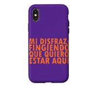 Halloween Disfraz: Fingiendo Que Quiero Estar Aquí - Spanish Case for iPhone X/XS