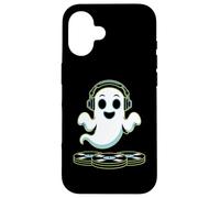 Halloween DJ Ghost Spin The Records Fun Case for iPhone 16