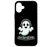 Halloween DJ Ghost Spin The Records Fun Case for iPhone 16 Plus