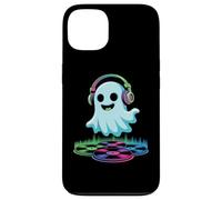 Halloween DJ Ghost With Headphones Fun Vinyl Case for iPhone 13