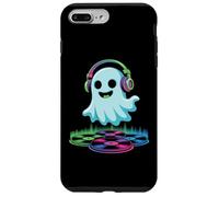 Halloween DJ Ghost With Headphones Fun Vinyl Case for iPhone 7 Plus/8 Plus