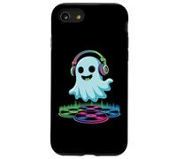 Halloween DJ Ghost With Headphones Fun Vinyl Case for iPhone SE (2020) / 7 / 8