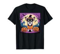 Halloween Dog Black Chihuahua Funny Costume T-Shirt