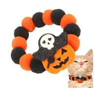 Halloween Dog Bow Tie | Fashionable Pet Collar,Unique Halloween Pet Collar for Kitten, Adjustable Puppy Collar for Small Medium Large Dogs