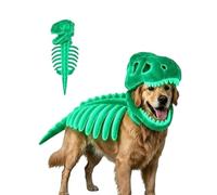 Halloween Dog Clothes - Cute Soft Dinosaur Skeleton Pet Costume