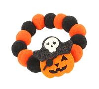 Halloween Dog Collar - Adjustable Pet Collar With Cute Pumpkin, Ghost, And Bat Patterns | Soft Comfortable Dog Accessories, Spooky Pet Outfit For Halloween Party, Puppy Costume, And Everyday Wear