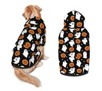 Halloween Dog Costume 6, Halloween Cosplay Clothes Sweaters Outfits Pullover Pets' Sweatshirt Hoodies with Pocket for Medium Large Dogs-L
