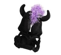 Halloween Dog Costume Cloak Devil Horn Hat Popular Pet Cosplay Cloak Dog Party Roleplaying Accessory Pet Festival Costum