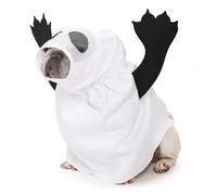 Halloween Dog Costume - Unique Ghost Pet Outfit With Lightweight Fabric And Classic Leaf Design | Cute Cat Dog Costume For Halloween -Parties Trick Or Treat Event Indoor Outdoor Pet Branding