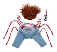 Halloween Dog Costumes Funny Pet Puppy Clothes Comical Outfits Holding A Knife Set Pet Festival Party Clothing (XL,A Black)