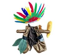 Halloween Dog Costumes | Halloween Pet Costume,Puppy Apparel Indian-Style Pet Outfit for Cats Outdoor Indoor Gatherings Holiday Travel Home Photo Daily