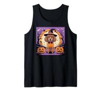Halloween Dog French Poodle Funny Costume Tank Top