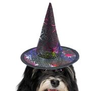 Halloween Dog Hats | Witch Dog Halloween Costume - Mesh Hat with Adjustable Strap for Outdoor Themed Parties