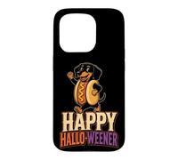 Halloween Dog Lovers Happy Hallo-Weener Dachshund Case for iPhone 15 Pro