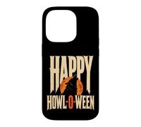 Halloween Dog Lovers Happy Howl-O-Ween Werewolf Moon Case for iPhone 14 Pro