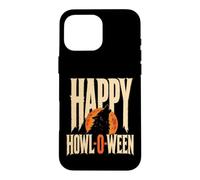 Halloween Dog Lovers Happy Howl-O-Ween Werewolf Moon Case for iPhone 16 Pro Max