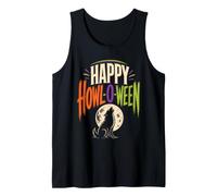 Halloween Dog Lovers Happy Howl-O-Ween Werewolf Moon Tank Top