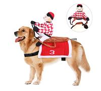 Halloween Dog Pet Horse Race Catufe Catort Corts Fory Fory Party Cosplay (L)