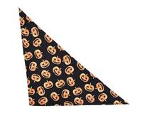 Halloween Dog Scarf - Dogs Pet Bandana Halloween Costume Cotton Reversible | Washable Pumpkin Saliva Towel for Halloween Scarf for Small