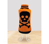 Halloween Dog Sweaters Cat Pumpkin Knitwear Clothes Costume Pet Halloweens Sweater for Kittens Small Dogs