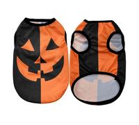 Halloween Dog T-Shirt, Cute Squash Print Pet Tee for Small Dogs & Cats, Soft & Breathable Puppy Vest for Party, Fun Costume for Schnauzer, Pug & More(01,XL)