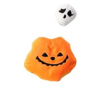 Halloween Doll Clothes Set, Cute Smiling Pumpkin Clothing with Ghost Face Clip 17cm Doll Outfit Halloween Plush Costume Accessories Collectors Fans Gift