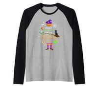 Halloween Don't Make Me Flip My Witch Switch Funny Women Raglan Baseball Tee