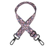 Halloween Doodles Freehand Skull Line Replacement Adjustable Strap For Laptop Shoulder Bag Wide Shoulder