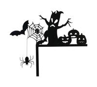 Halloween Door Corner Decor Metal Right Angle Castle Ghost Decorations