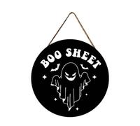 Halloween Door Hanging Decoration - Highly Doorplate to Your Holiday and a of Excitement and Fear (C, 30x30cm)