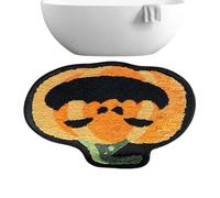 Halloween Door Mat 60 x 40 cm Non-Slip Soft Scary Pumpkin Spider Web | living room rug halloween decoration for home bedroom bathroom living room kitchen indoor office farmhouse