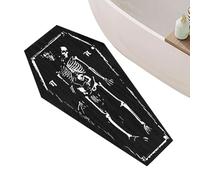 Halloween Door Mat Outdoor,Gothic Indoor Skull Door Welcome Mat | Washable Non-Slip Rug for Floor Indoor Bathroom Outside Fall Front Entrance Porch Kitchen