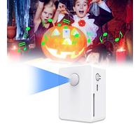Halloween Doorbell, Infrared Sensor Doorbell With Recordable Sound, Motion Sensor Bell With Spooky Sound, Haunted House Halloween Party Prop Decoration, Suitable For Indoor And Outdoor (White)