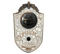 Halloween Doorbell,Voice-Activated Spooky Doorbell with Lightup Eyeball,Battery-Operated Plastic Eyeballs Halloween for Haunted House Prop Halloween Party Decorations