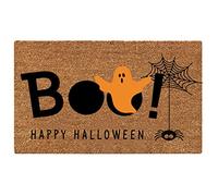Halloween Doormat Blanket Welcome Home Front Door Mat Non Slip Halloween Rug Seasonal Floor Mat for Indoor Outdoor Use (D, One Size)
