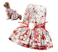 Halloween Dress For Dogs,Dog Halloween Spider Dress | Bloody Holiday Dog Clothes, Spooky Halloween Puppy Dress For Small And Medium Dogs