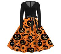 Halloween Dress for Women Red Jumper Evening Gown Skater Wrap Costumes Plus Size Costume Fancy Maternity Corset Empire Waist Adult Black Hooded Gothic Party