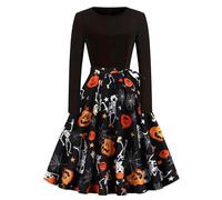 Halloween Dresses for Girls Midi Dress Dressing Gown Gothic Victorian Skater Cute Fancy Kids Mens White Plus Size Maxi Empire Waist Costumes Women Corset Adult Evening