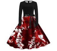 Halloween Dresses for Women Fancy Dress Skeleton Costume Costumes Women's Winter Plus Size Black Adults Work UK Womens Jumpsuit Adult Red Purple XL