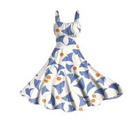Halloween Dresses for Women Retro V Neck Sleeveless Costume Trendy Printing Cosplay Party Costumes Vintage Hepburn Flared Dress Cute Novelty Gothic Cocktail Swing Loose Fit Dresses Purple