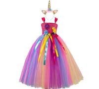 Halloween Dresses Kids Scary Horror Dress Costume with Boolded Headband Girls Vampire and Outfit Bat Print Tutu Pumpkin Printed Princess