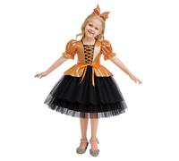 Halloween Dresses Kids Teens Party pooky Costume Gothic School Therm Outfit Zombie Boy Girls Costumes Colorful Rainbow Ombre Witch