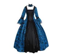 Halloween Dresses Plus Size Fancy Dress Costumes Womens Renaissance Dresses Womens Witch Costume Evening Party Prom Cocktail Swing Dress Carnival Cosplay Plus Size Witch Costume Women