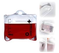 Halloween Drip Bag Earphone Case - Original Design Music Drip Designed for Airpods Pro 1/2, Liquid Silicone High Transparency Soft Shell Anti Fall Protective Cover (Red O)