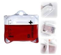 Halloween Drip Bag Earphone Case - Original Design Music Drip Designed for Airpods Pro 1/2, Liquid Silicone High Transparency Soft Shell Anti Fall Protective Cover (Red B)