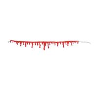 Halloween Dripping Blood Necklace - Horror Vampire Red Clavicle Necklace Drip Blood Pendants | Imitation Bleeding Collar Neck Jewelry for Cosplay Role Play Stage Themed Events Performance