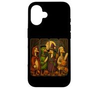 Halloween Duck Quartet Autumn Gathering Funny Goose Case for iPhone 16